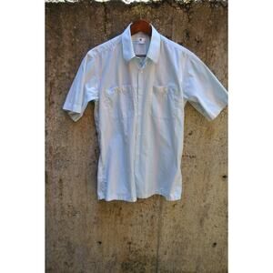 Pierre Balmain Paris Striped Short Sleeve Button-Up Shirt – Size M